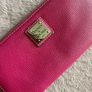 Dooney and Bourke Hot Pink Accordion Wallet